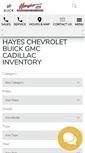 Mobile Screenshot of hayeschevrolet.com